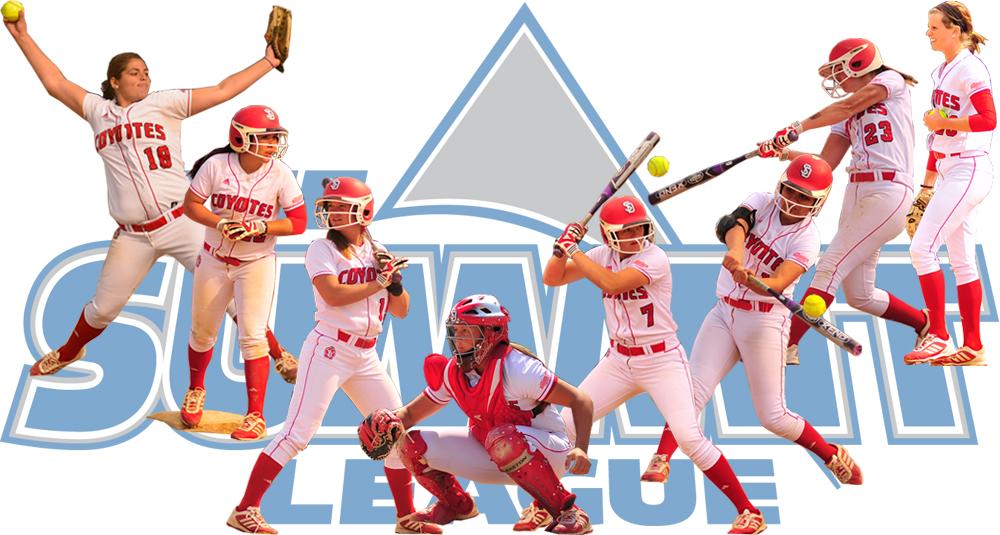 Eight <a href="/SDCoyotesSB/">South Dakota Softball</a> players earn all-Summit League honors #GoYotes goyotes.com/news/2015/5/6/…