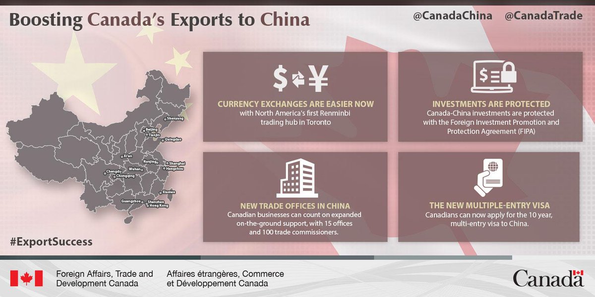 canadabusiness's tweet photo. MT @CanadaTrade: Support and tools to make it easier for Canadians to #ExportSuccess to #China http://t.co/psQAVyTPpj http://t.co/dp57V7eXE8