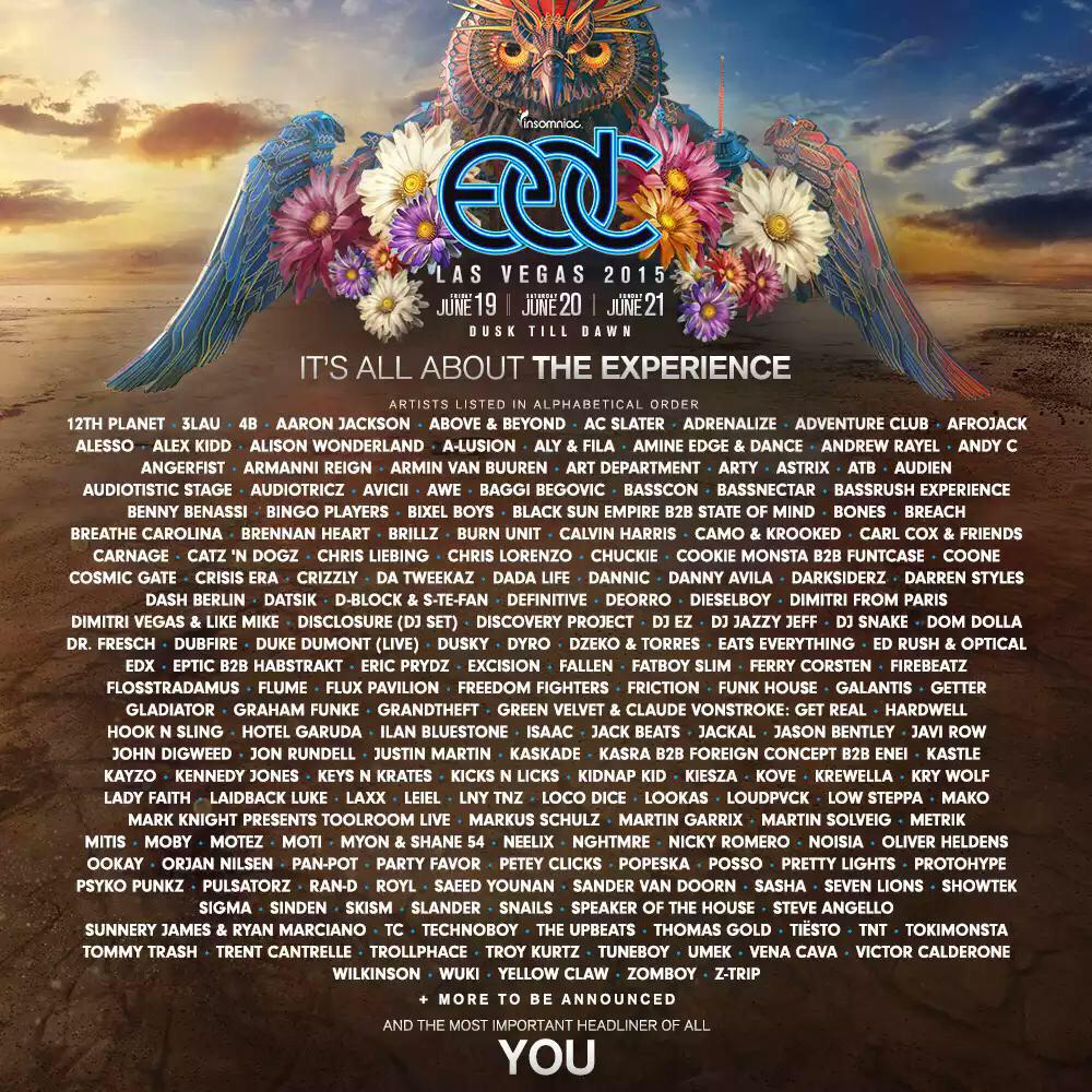AmazingGracie20's tweet image. I'm in Love! 😍😍😍 #EDCLV #OfficialLineUp
