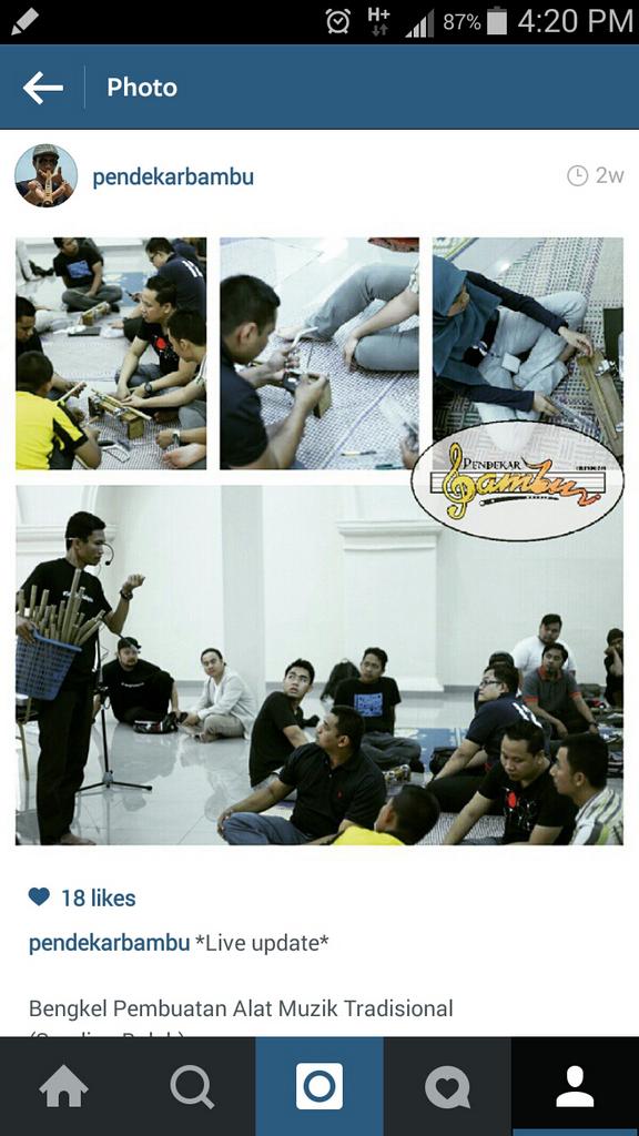 PendekarBambu's tweet image. &quot;EVOLUSI SERUAS BAMBU&quot;

Open day #SerulingMovement

Bengkel Pembuatan Alat Muzik Tradisional.
***Jom Buat Seruling***