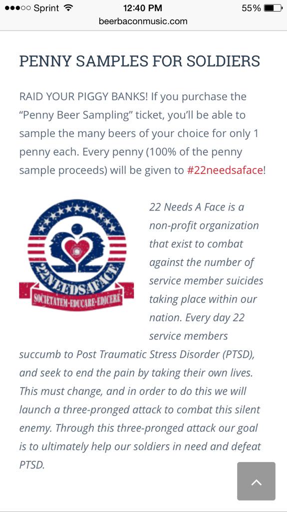 Zam_aaaa's tweet photo. can't even wait to drink beer & donate for a great cause #22needsaface couldn't imagine spending my day any other way http://t.co/HwGm5K0foS