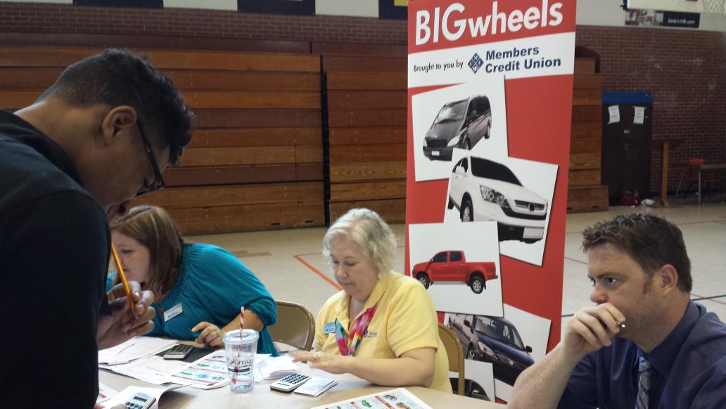 STEAM_Coach's tweet photo. Financial Reality Fair: can you afford the car you want? @wsfcs @WileyMS  @EnlightenOlsen http://t.co/RrsajdwAIO