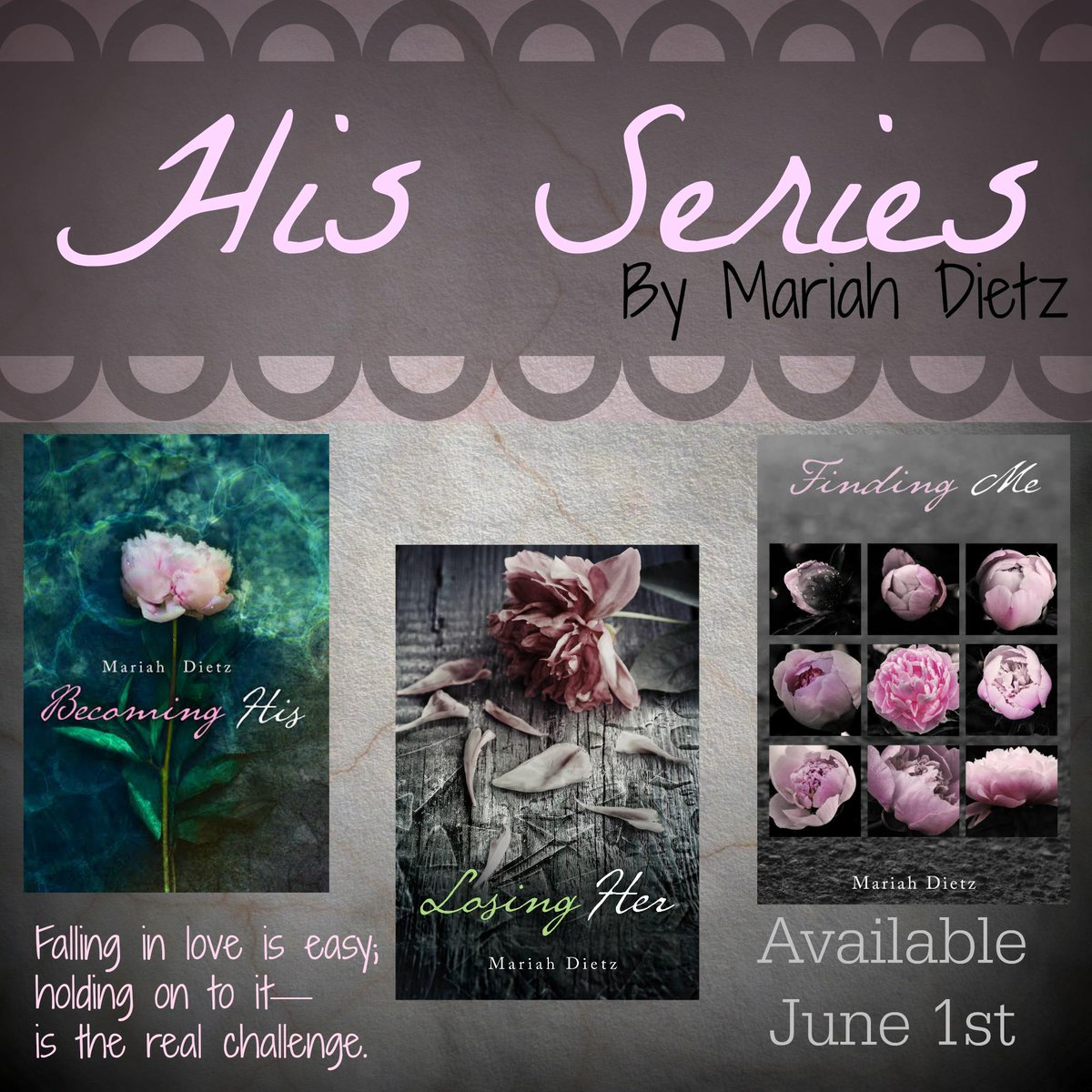 MariahDietz's tweet photo. #BecomingHis is now #Free with #KindleUnlimited! Pick it and #LosingHer up so you're ready June 1st for #FindingMe http://t.co/B8vyWVI57d