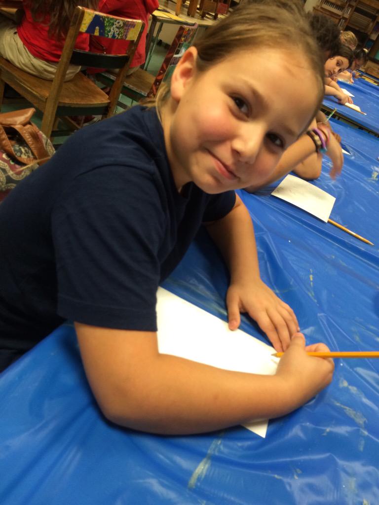 Fienberg-Fisher K-8 on Twitter: "3rd grade students making cartouches