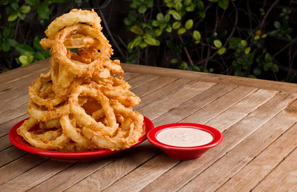 Square1Burgers's tweet photo. Who want our Home-made Double-Dipped Onion Rings for only $3? Well we have that every Wednesday! http://t.co/We60jtkYCn