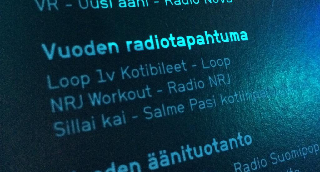 LoopSuomi's tweet image. JA KYLLÄ!!!! 👊🏻👊🏻👊🏻 JEEE! #voitto #Radiogaala #radiogaala2015