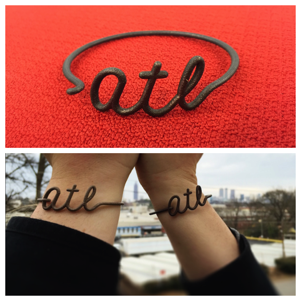 3by3D's tweet photo. Hump Day Sale! ATL Wire Bracelet, #3Dprinted in bronze steel; $25 (reg $35). Msg me if interested. #3Dprinting #ATL http://t.co/3qioFM5r3e