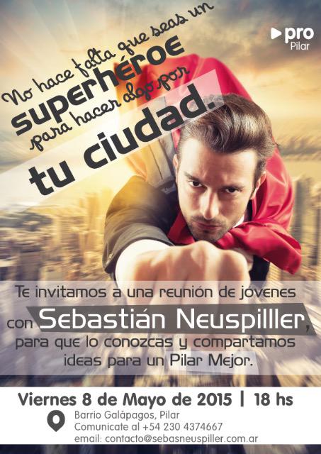 sebasneuspiller's tweet photo. Soñas con un Pilar donde los Jóvenes tengan Lugar? Te esperamos! http://t.co/CJlFfH3goY
