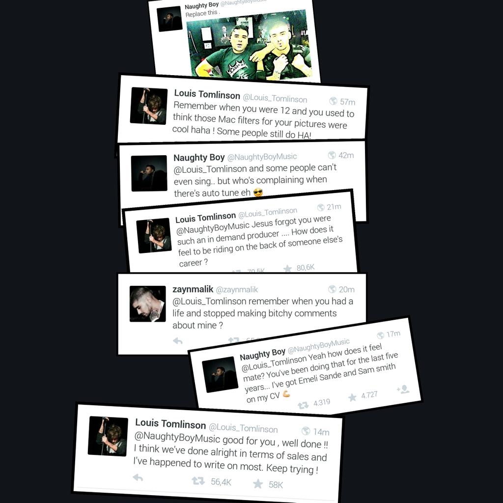 flawlesslymad's tweet photo. @perfectvhoran hanno litigato di brutto Lou , Naughty Boy e Zayn http://t.co/NSsBzIgjCN