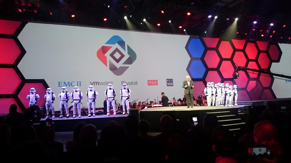 Something almost Sinatra-like about Joe and the Troopers. #emcwinawatch #emcworld