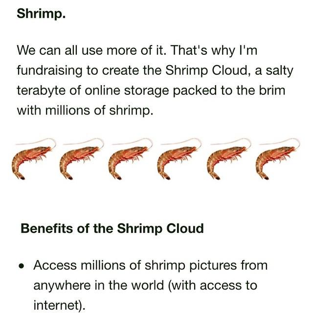 evanjeshka's tweet photo. The "shrimp cloud" gets $2K that could have gone ANYWHERE else, but that's OK because: http://t.co/pCAhsqmLSt http://t.co/wfSVxzlLEd