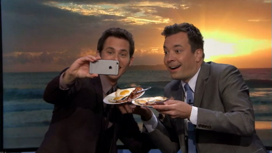 NBCPhiladelphia's tweet photo. Actor James Marsden posts his first #Instagram on @FallonTonight  --> http://t.co/oJXYeB5X4A http://t.co/ox0Vooam8K