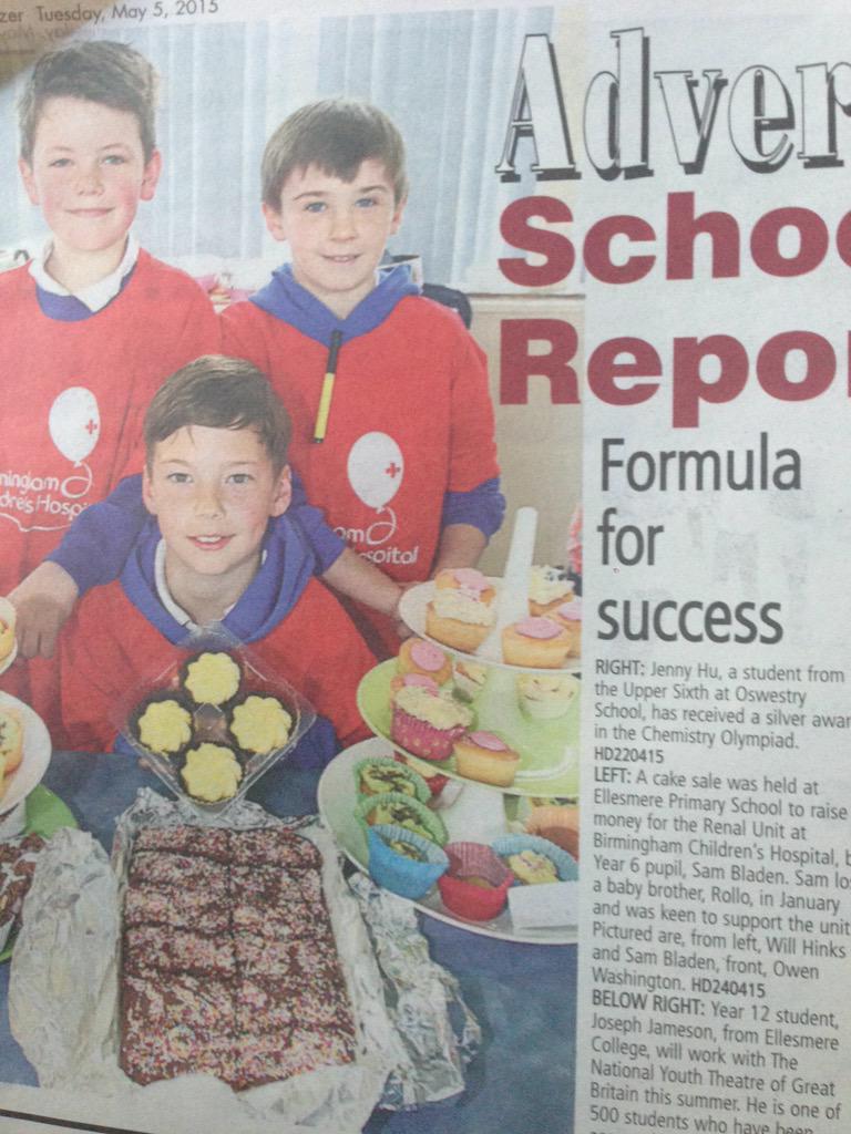 <a href="/Bham_Childrens/">Bham Children's Hosp 💙</a> we made over £1,000 for #greatcakebake well done <a href="/Sammywb04/">Sam Bladen</a> xxxx