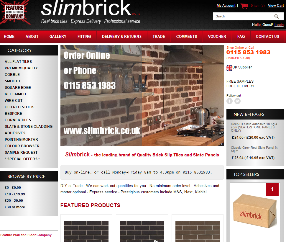 SlimbrickUK's tweet photo. Take a look at our swish new Slimbrick website still at http://t.co/YFEQmYOlNh ! http://t.co/jaUSE1bTIf