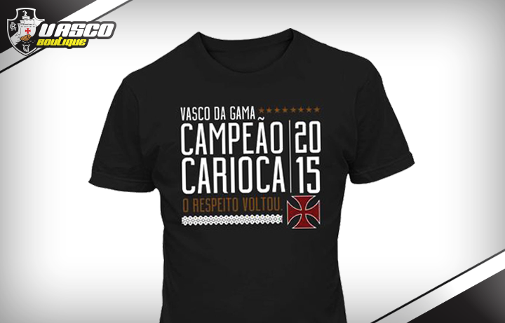 LANÇAMENTO! Comemore o título do Vascão bem vestido! #ORespeitoVoltou Garanta a sua: bit.ly/1KM8xg6