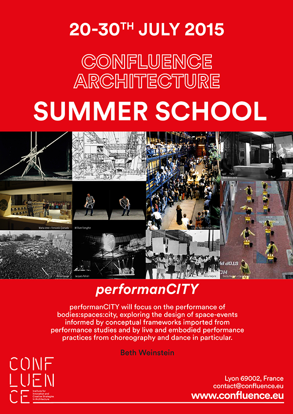 Confluence_Arch's tweet photo. Launching our CONFLUENCE SUMMER SCHOOL: performanCITY the 20-30th July 2015, http://t.co/uIRnmFhkdo #architecture http://t.co/QgqZytLFiY