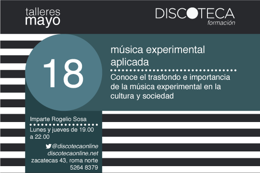 grafofonia's tweet photo. #Taller @DiscotecaOnline

Música experimental aplicada
Imparte: @rogeliososab
Inicia: 18/may

http://t.co/x0ABlAHlSH http://t.co/3yfqVZsZ3G