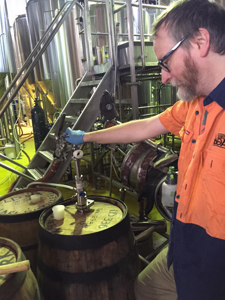 goatbeer's tweet image. Good morning Whisky Barrel Aged Imperial Stout! How are you? #barrelbreed #lark #WinterIsComing #goatbeer