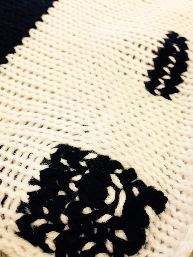 JessTextiles's tweet photo. The white project knit samples http://t.co/6rYrULKWiY