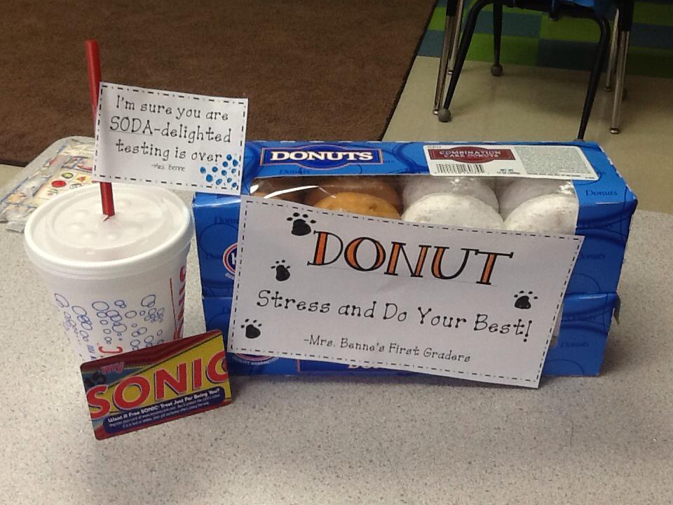 ashleyholtmeyer's tweet photo. Thank you to our first grade buddies for the MAP testing treats!@bennejcschools #southschool http://t.co/c0MVi32orm