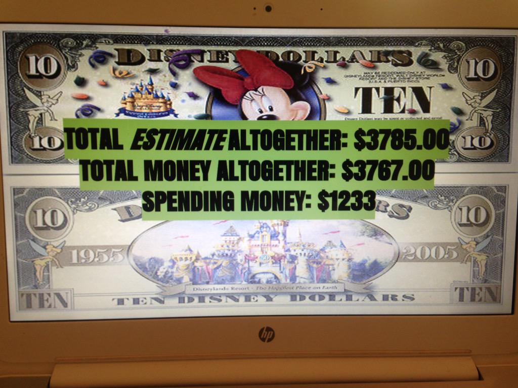 Ss plan trip to Disney World-reinforced math concepts and taught valuable life lessons! <a href="/EdisonStaffDev/">Edison SD</a>  #edisonk12