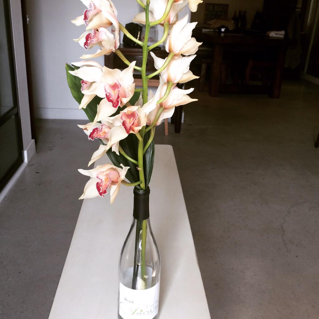 eatdrinkdress's tweet photo. No vase? No problem. It's #WineWednesday so you know you'll have one soon @ProulxWines #pasowine @PasoRoblesWine http://t.co/13I26M480J