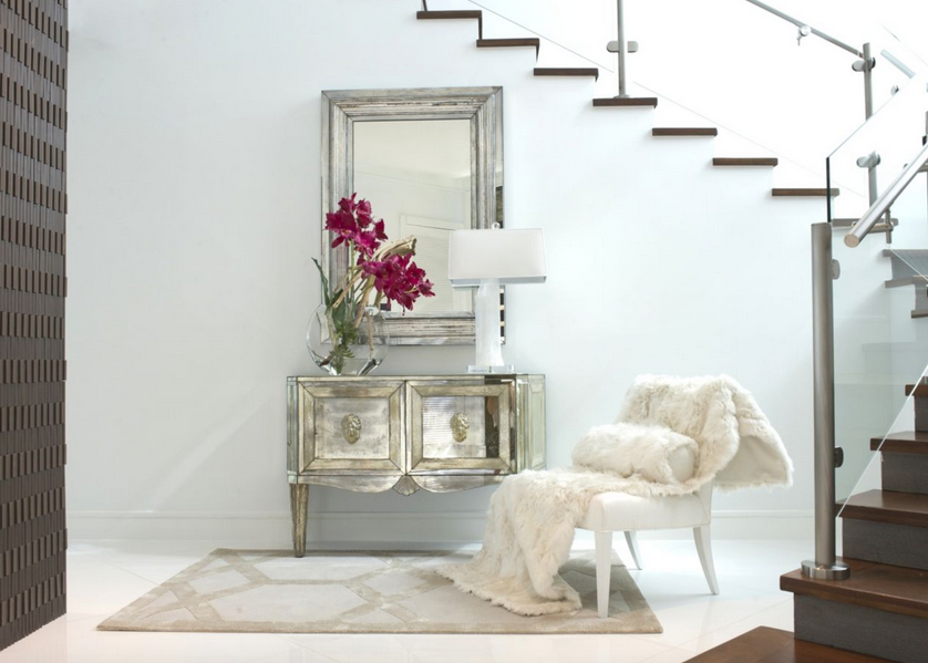 luxemagazine's tweet photo. A cattleya orchid setting, designed by @EMILIOROBBA​, is a gorgeous addition to a vignette: http://t.co/S7swAkAfX1 http://t.co/ToLxbrJe1I