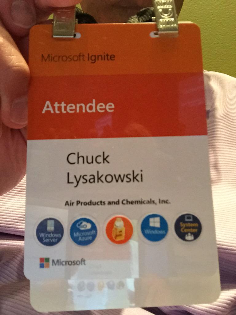 lysakoce's tweet photo. Badge is full! @MS_Ignite #MSIgniteSweeps http://t.co/J8eJpxBQZw