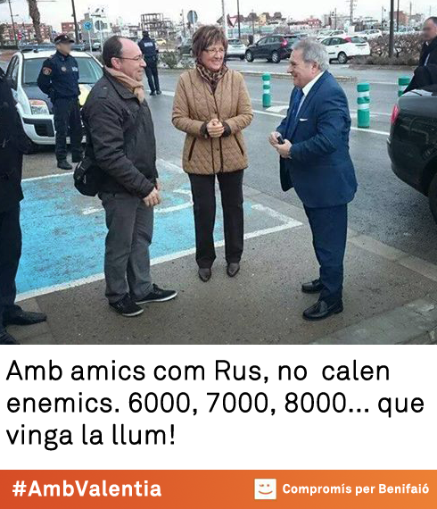 CompromisJBeni's tweet photo. Inversions fetes a Benifaió, s'han subvencionat per la Diputació amb Rus al cap. Haurà tret profit del nostre poble? http://t.co/ZkzoVxlD2U