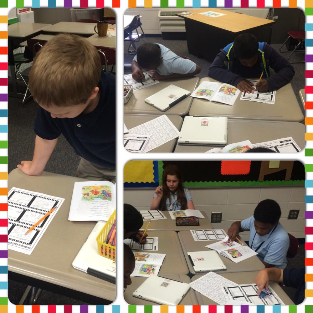 KdixonTCE's tweet photo. These students were working hard today during Reading! #guidedreading #sequenceofevents http://t.co/WoXi95biiJ