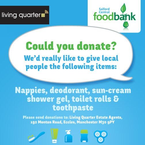 LivingQ's tweet image. Can you help fill our @SalfordFoodbank cart with toiletries &amp;amp; nappies etc for local families in crisis? #DropOffPoint