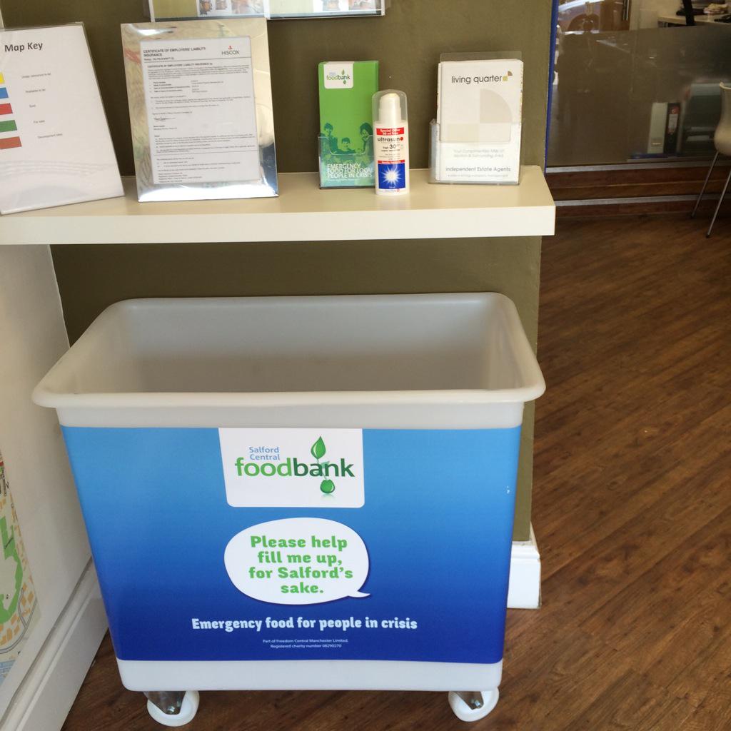 LivingQ's tweet image. Can you help fill our @SalfordFoodbank cart with toiletries &amp;amp; nappies etc for local families in crisis? #DropOffPoint