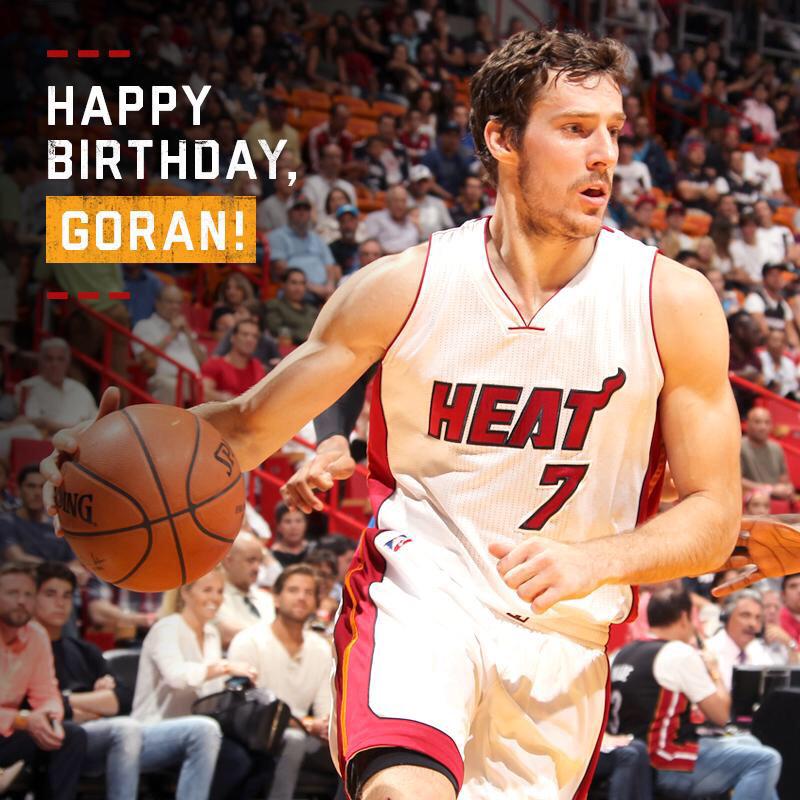 Happy birthday Goran     
