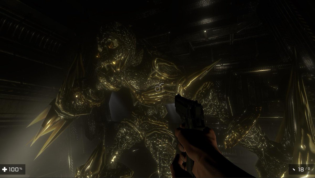 InfiniteEchoGD's tweet photo. #wipwednesday New alien &amp; it's moves are super fast! | Shot #2 | #gamedev #indiedev #alldev #unity5 #scifi #FPS http://t.co/vkRUMI7I4u