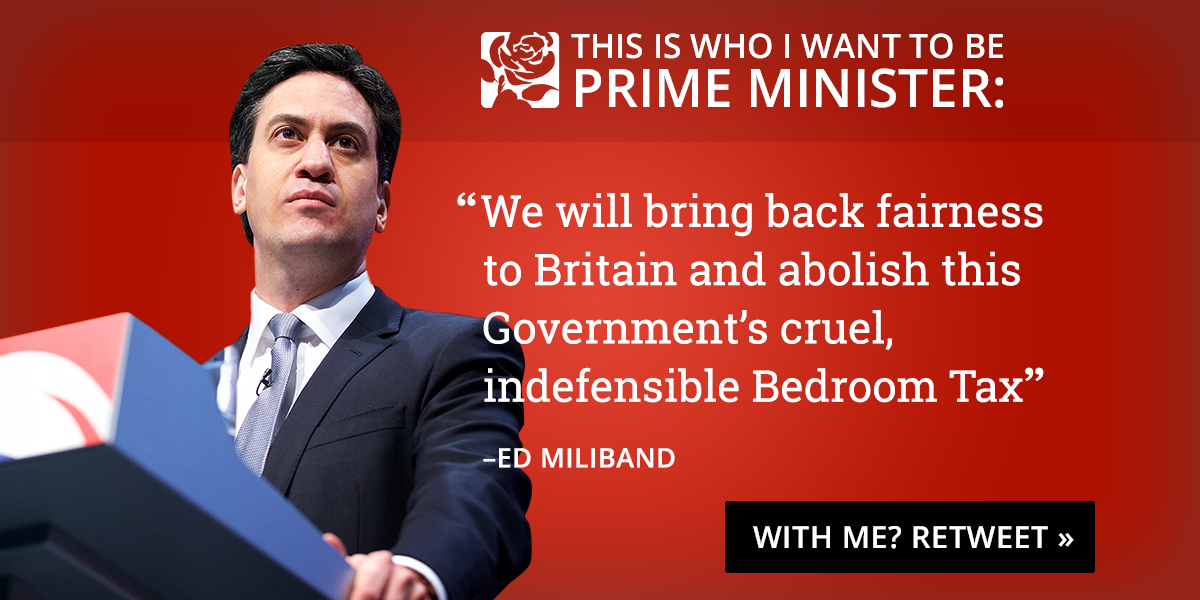UKLabour's tweet photo. This sound like the sort of Prime Minister you could get behind? Retweet → http://t.co/wN2dLehhu9