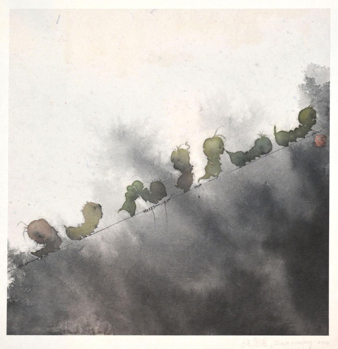 roningallery's tweet photo. "Life is the art of drawing without an eraser." - John W. Gardner #chineseinkpainting #shuimo #quotes http://t.co/qyi3GucJd2