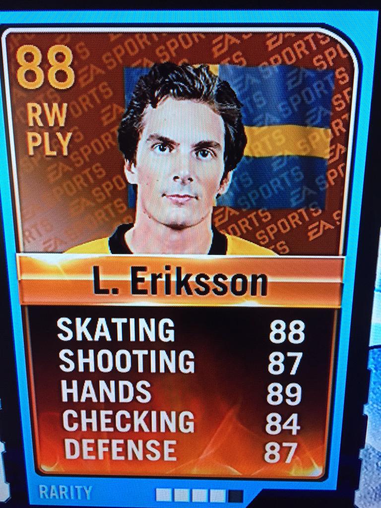 Henreeek's tweet photo. RT and Follow to win this @EASPORTSNHL POTG Item in #HUT http://t.co/SlZynZW8MX