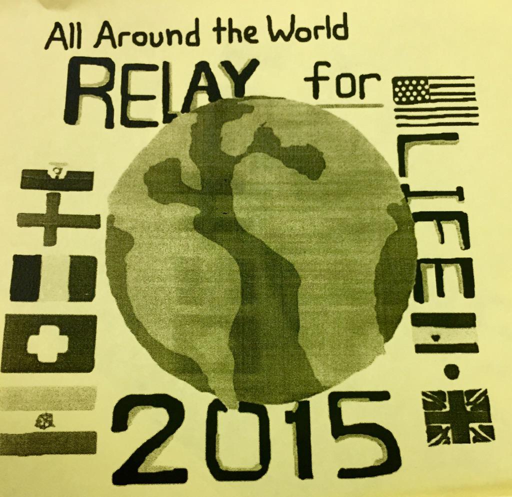 TWRelay4Life's tweet photo. Our theme this year: "all around the world"! http://t.co/YSDjZsN8m3