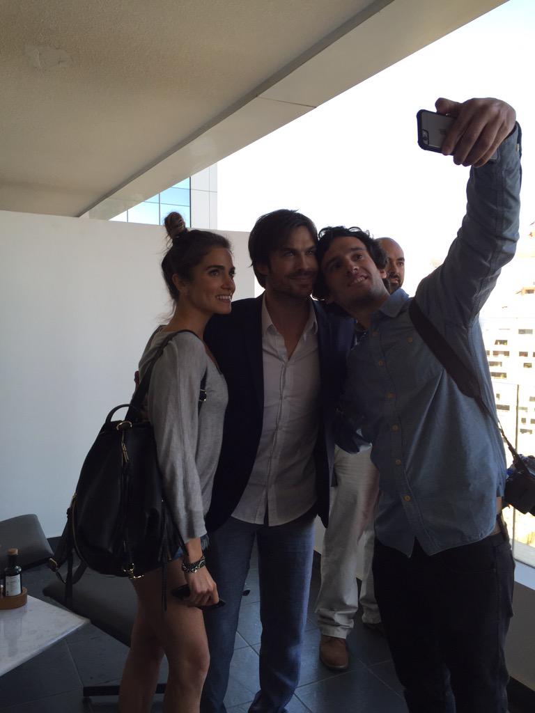 Baezacote's tweet photo. @iansomerhalder and @NikkiReed_I_Am ❤️ http://t.co/o7YmggWpnG