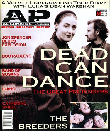 AltPress's tweet photo. Use #AP30 to help us celebrate 30 years of #AltPress! 
AP64 // Nov 1993 // Dead Can Dance http://t.co/pKPVXyMTux