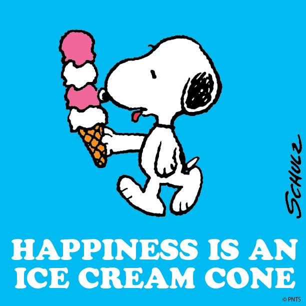 Snoopy's tweet photo. Re-Tweet if you LOVE ice cream! 🍦 http://t.co/gNm3kkoe47
