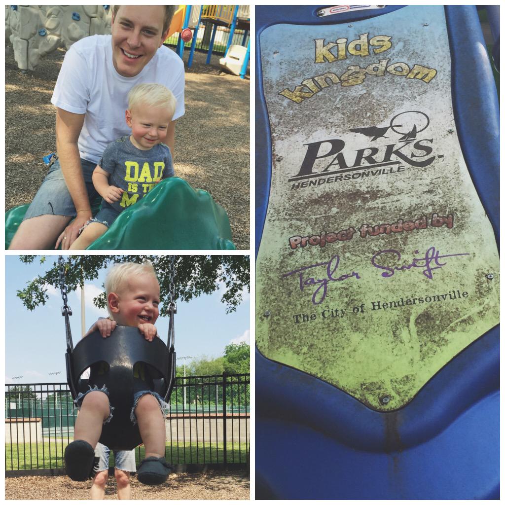 megn_rae's tweet photo. Thanks for the park funds, @taylorswift13! It's one of our favorite places to be! 😊 http://t.co/sIEC00yoZi