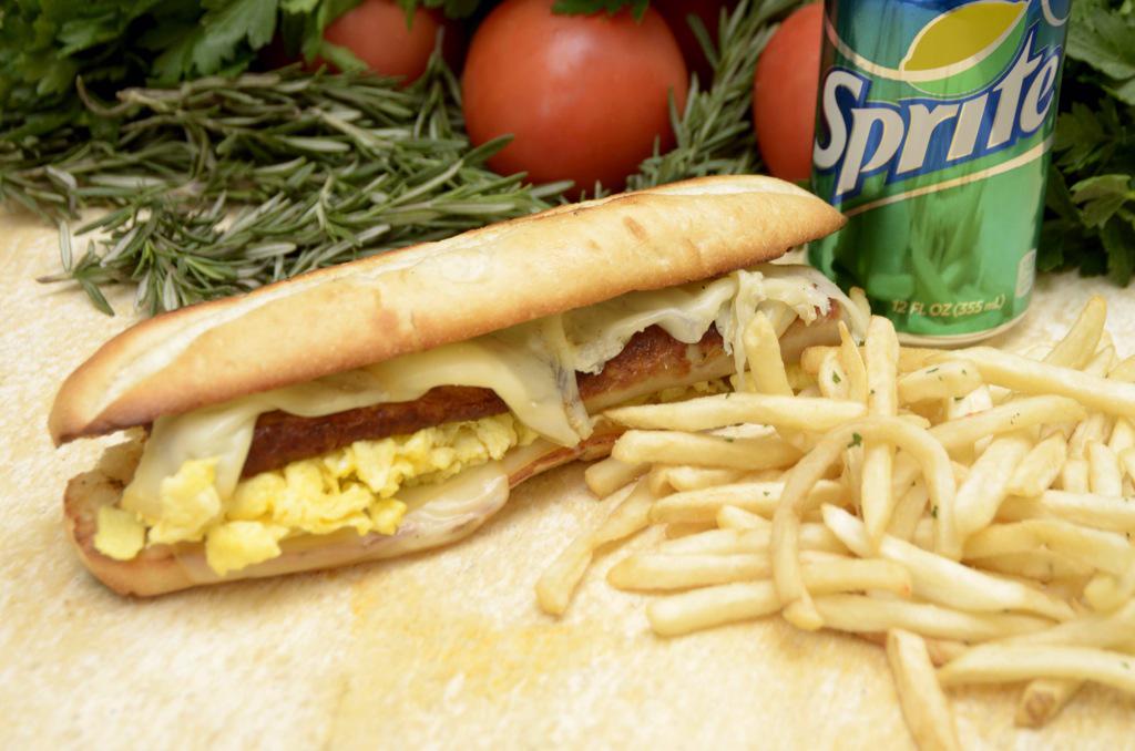 TGP_LAX's tweet photo. Come try one of our new lunch specials here at TGP.  For $7.99 you get one of our 8 sandwiches, fries and a drink http://t.co/xlQlLAx01I