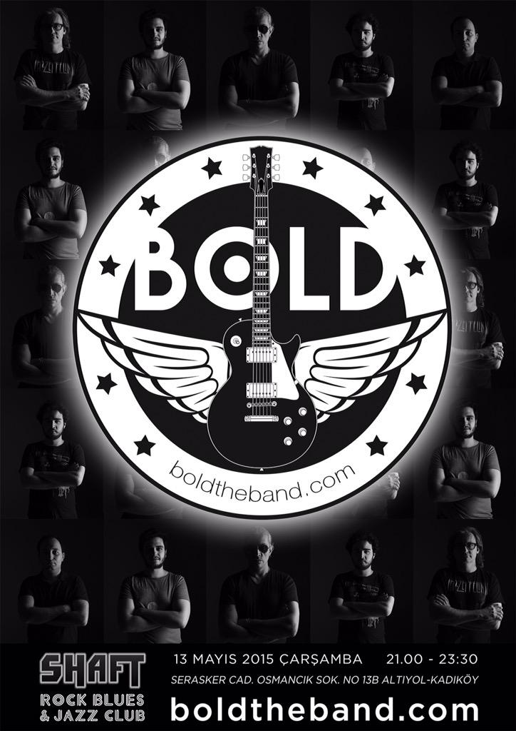 boldtheband's tweet photo. Gelecek Çarşamba akşamı @Shaftclub 'dayız kaçırmayınız 😉 🎸🎸🎸 http://t.co/KLaWDN6OzL