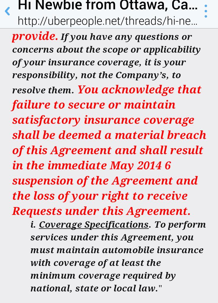 BadUberX's tweet image. @CTVToronto  #talkbackto #uber 's insurance and T&amp;amp;C
Uber has 0 liability