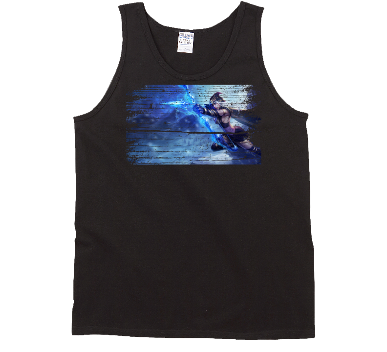 MastersTshirts's tweet photo. With the #summer here, stay cool this summer with our all new #Tanktop collection!
#Ashe from @LeagueOfLegends! http://t.co/PW42Z9IVWe