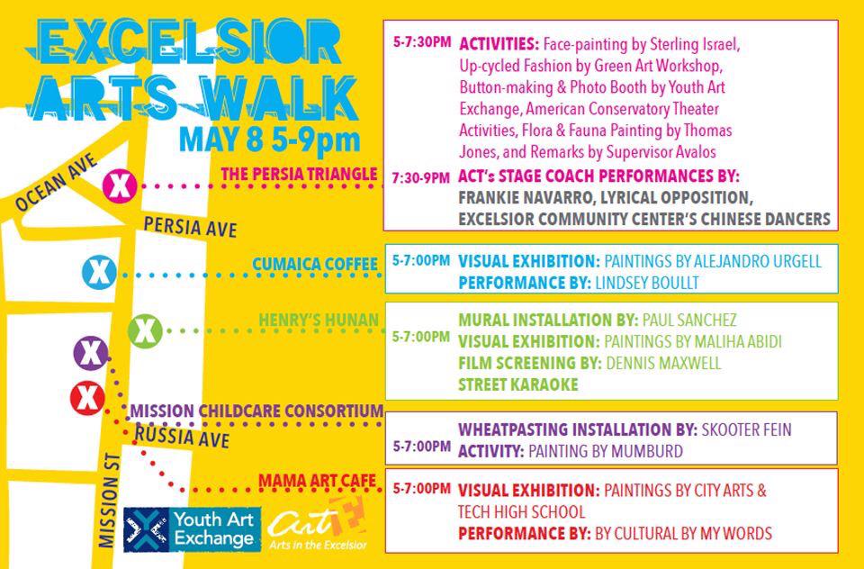 #excelsiorartswalk #free #arts in #SanFrancisco on Friday!