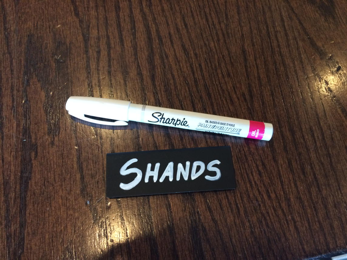 YorkTraci's tweet photo. Idea from Shands, wht sharpie for partner name tags, easy 4 partners, Staples plz #tobeapartner @starbucksprtnrs http://t.co/V3RaHftD5w