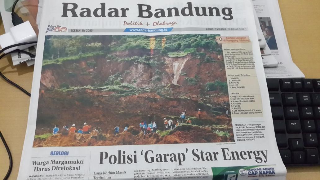 radarbdg's tweet photo. Edisi hari ini http://t.co/1UkafgBiVm