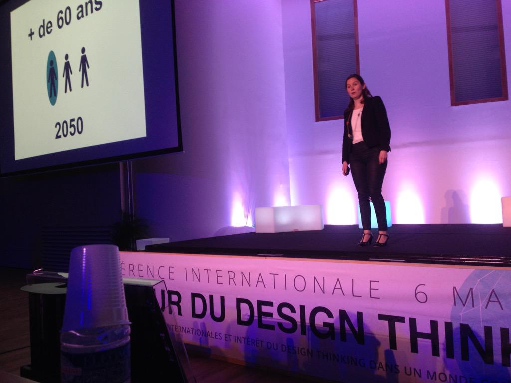 #fdt2015 the future of design thinking conference in Paris. Innovating with the elderly!
